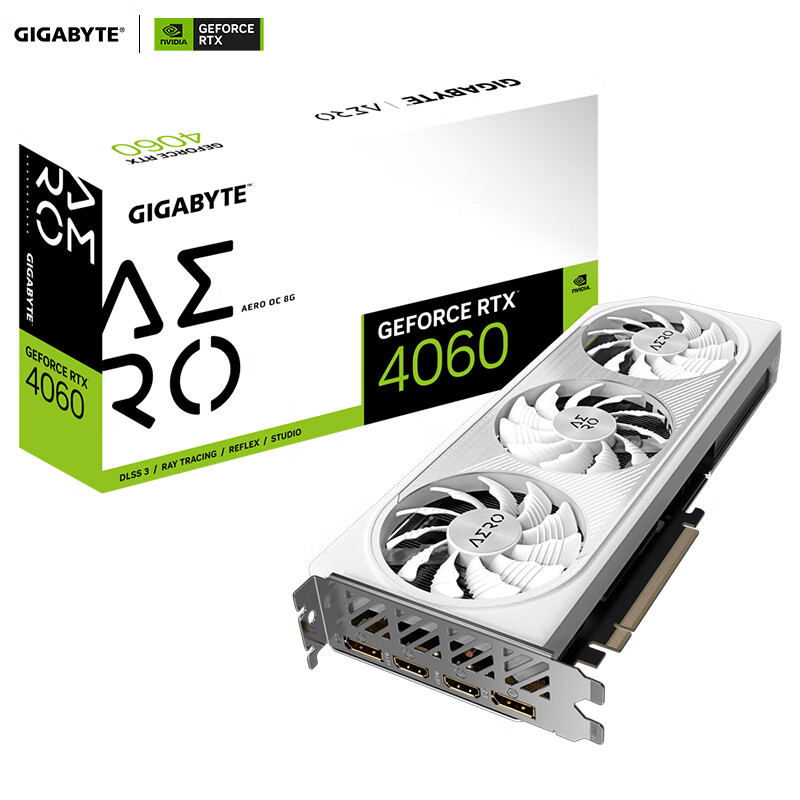 GIGABYTE 技嘉 RTX 4060 AERO OC 8G 雪鹰 显卡 1699元（需用券）