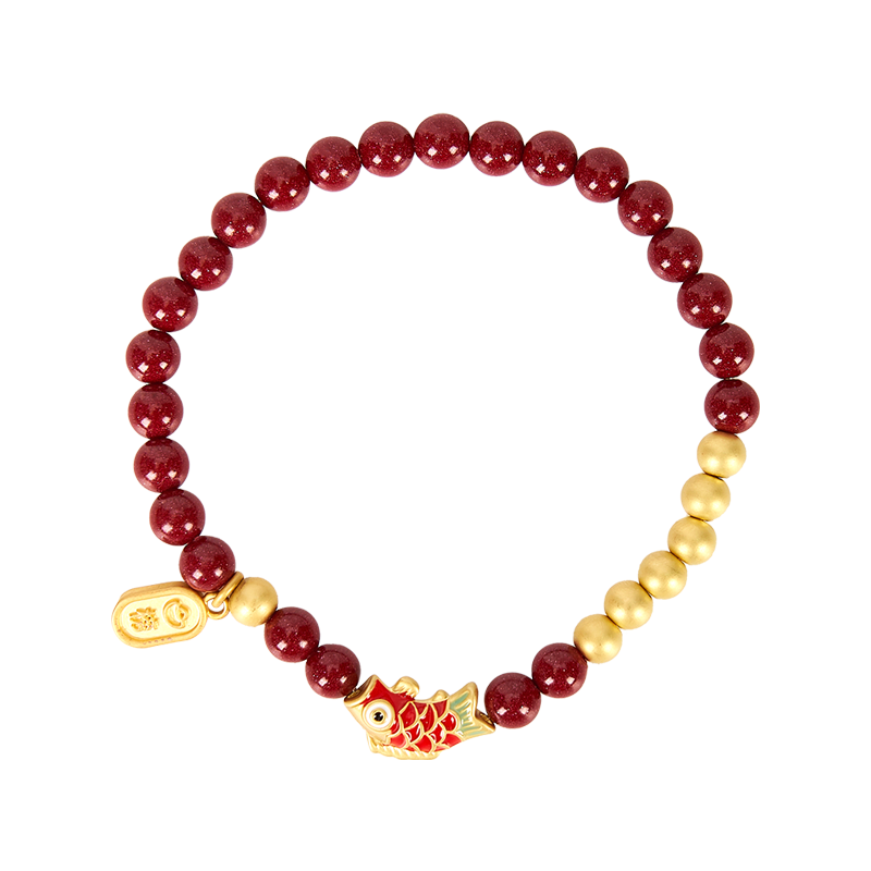 大英博物馆 THE BRITISH MUSEUM 东瀛系列 锦鲤上岸金榜题名朱砂手链 111.1元