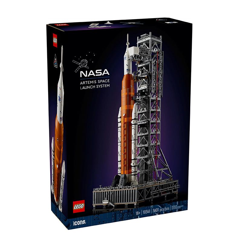百亿补贴：LEGO 乐高 积木ICONS系列10341阿尔忒弥斯太空发射系统儿童拼插玩具