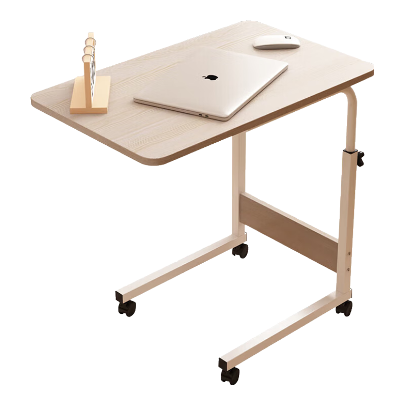 移动端、京东百亿补贴：修乐 电脑桌 可移动升降 白枫木色 18.9元
