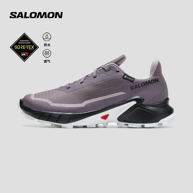 plus会员、PLUS会员：salomon 萨洛蒙 ALPHACROSS 5 GTX 女款越野跑鞋 473110 563.1元包