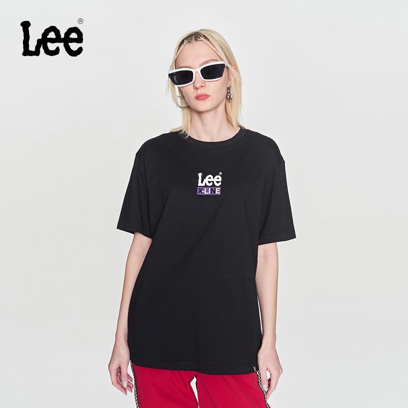 Lee 24早春舒适版型撞色字母印花圆领男短袖T恤潮LUT0055314LE 119.2元