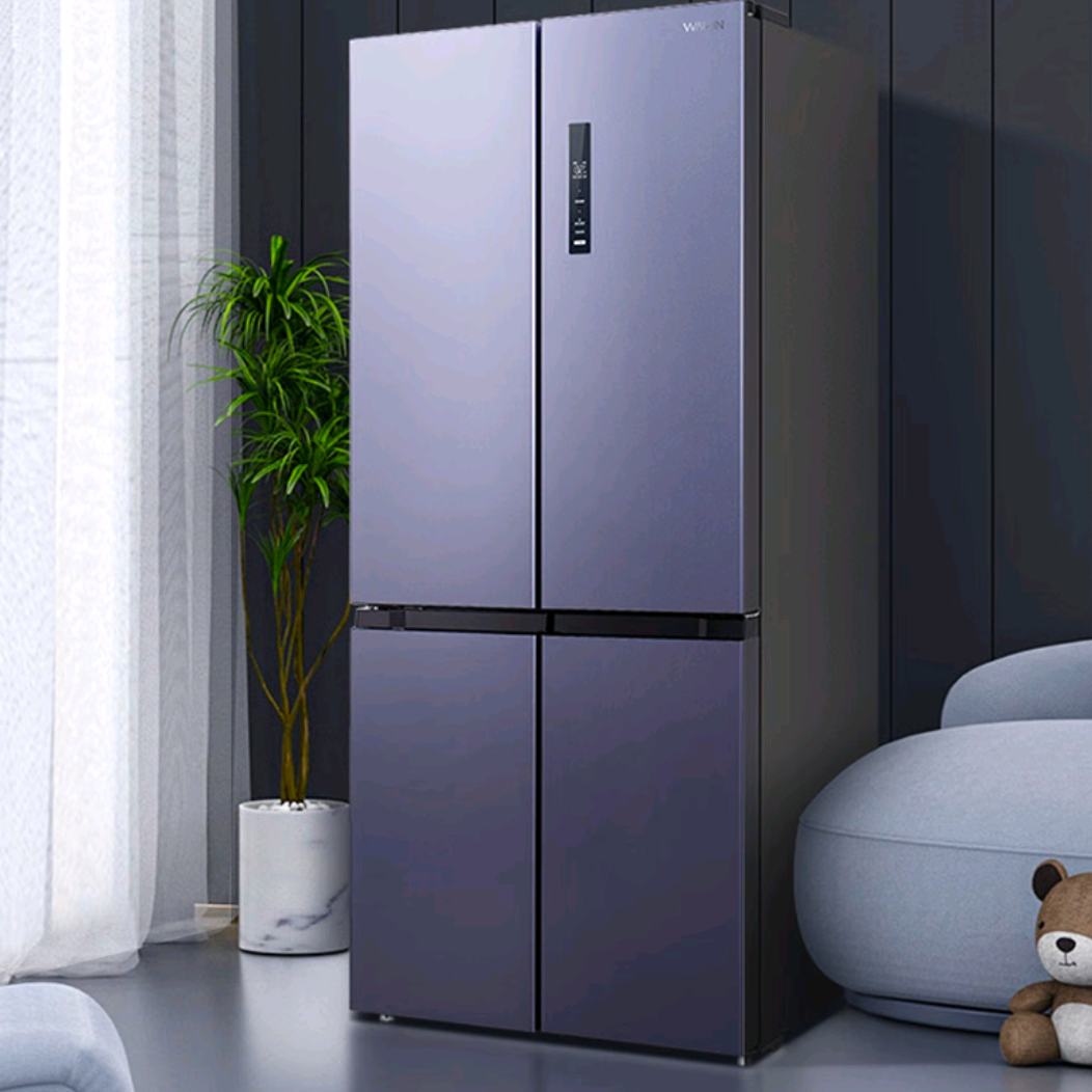 预售:华凌 冰箱 十字对开冰箱 一级能效双变频 551升 2288.6元需定金、PLUS会员