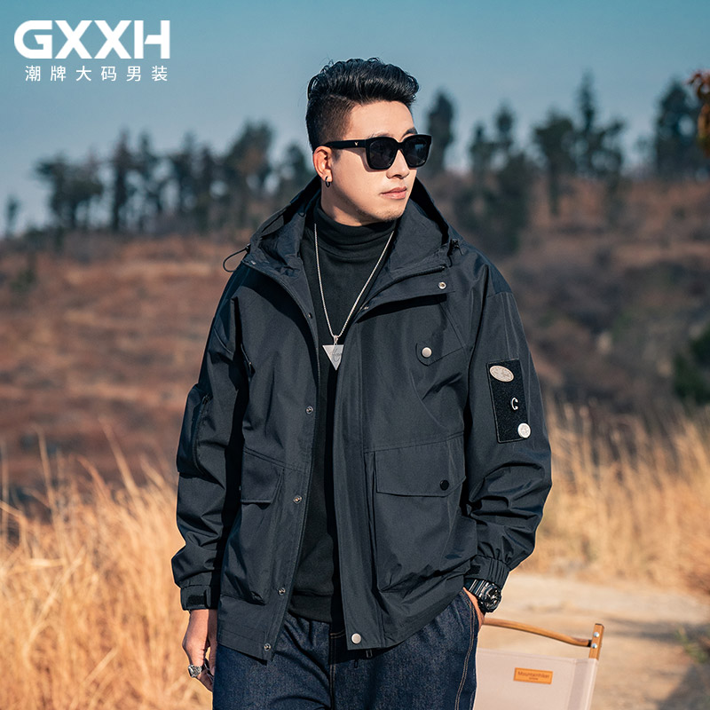 GXXH 男士连帽夹克 t23208c 273元