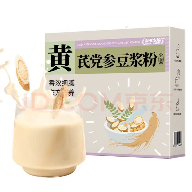 盖亚农场 GAIA FARM 黄芪党参豆浆粉300g*2（11.45元/盒） 22.9元（需用券）