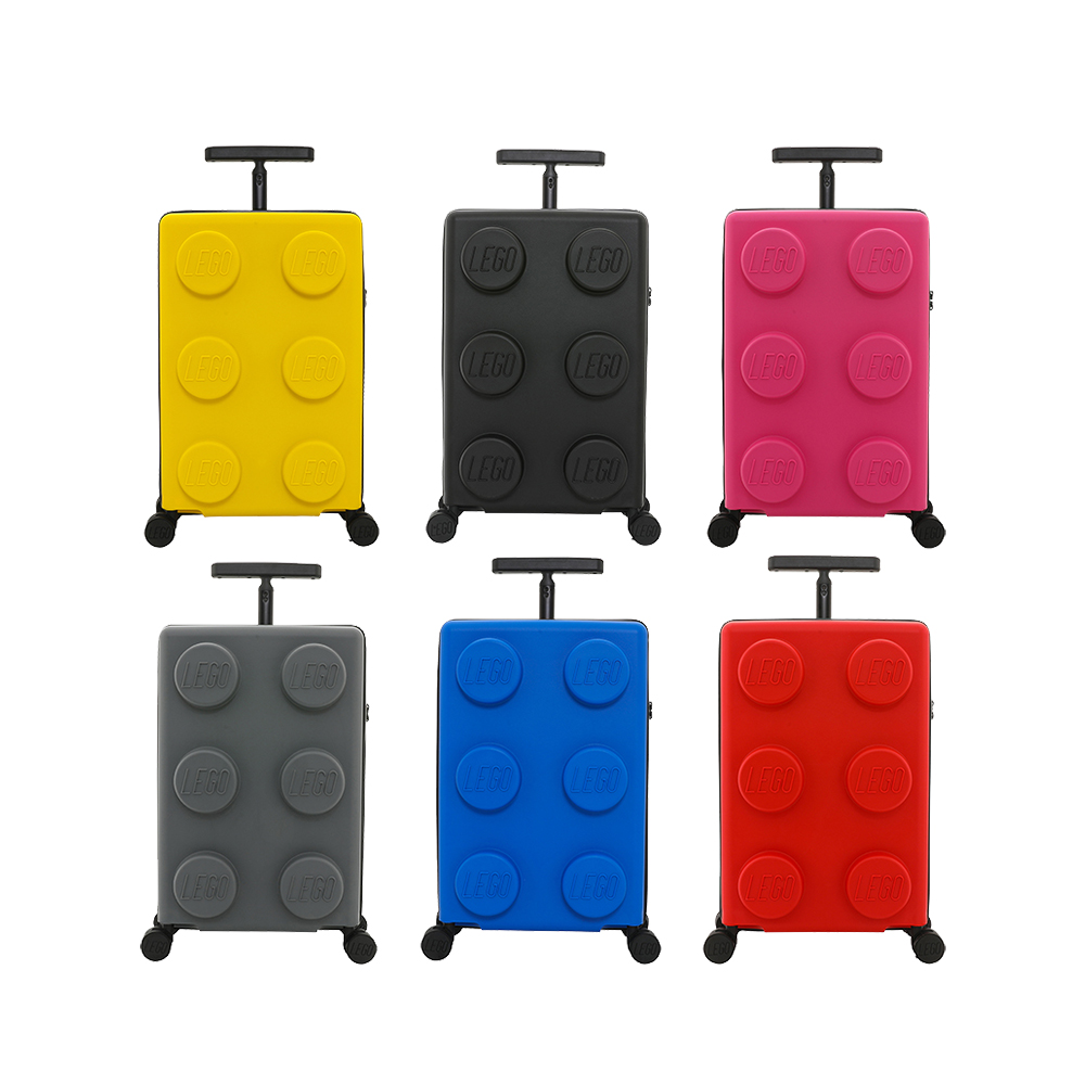 LEGO 乐高 【自营】潮玩社lego乐高旅行箱儿童男女拉杆箱登机箱密码行李箱 63