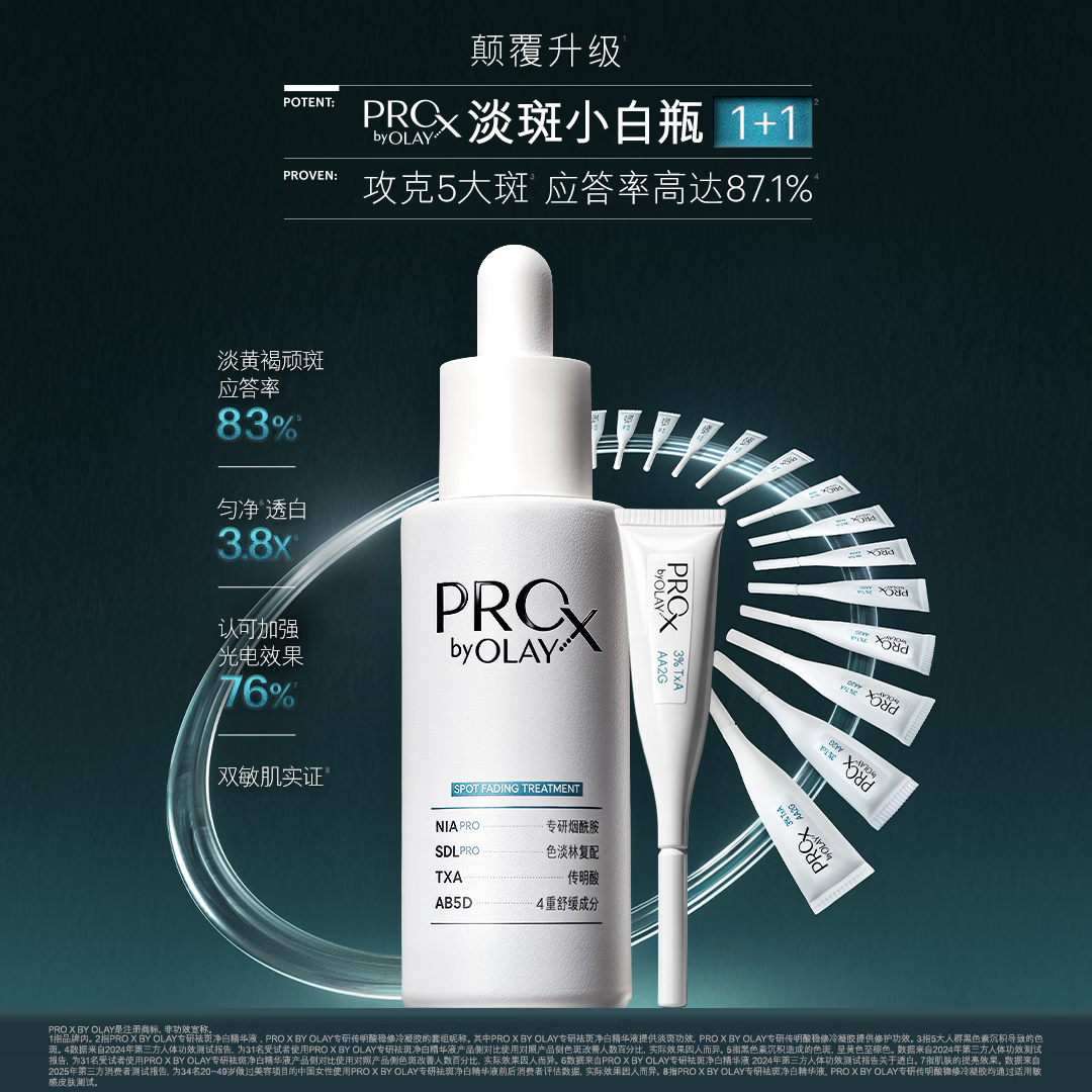 玉兰油 第3代淡斑小白瓶晳颜祛斑精华液 80ml 580元 - 线报酷