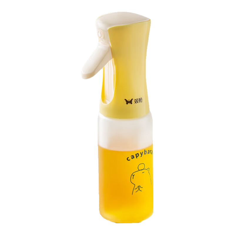 双枪 雾化喷油壶定量控油家用食品级酱油醋油壶厨房家用不挂油喷油瓶 强