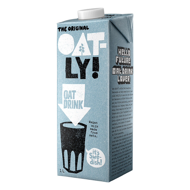 OATLY 噢麦力 低脂燕麦奶 原味 1L 10.06元（需用券）