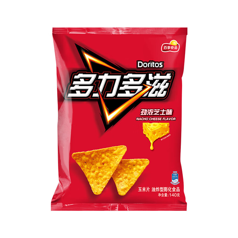 乐事 玉米片 劲浓芝士味 140g 5.41元