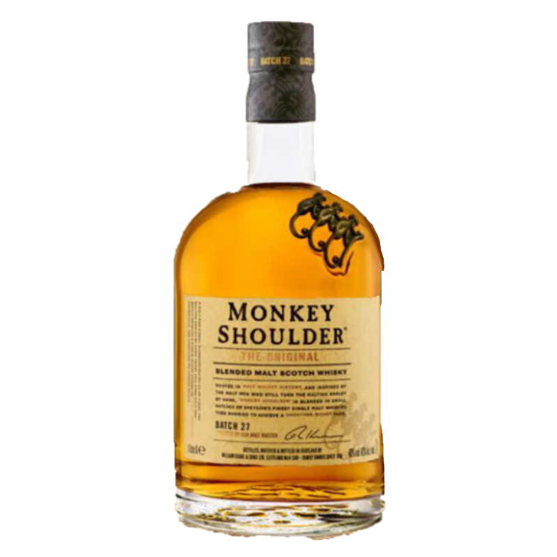 plus会员：三只猴子 Monkey Shoulder 40﹪vol 1000ml+凑单 179.1元（需领券）