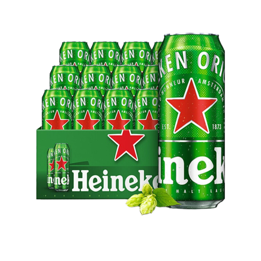 Heineken 喜力 经典黄啤啤酒全麦 500ml*12听 64元（需用券）