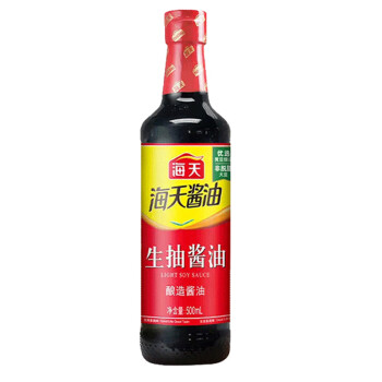 海天 生抽酱油 500ml 0.9元