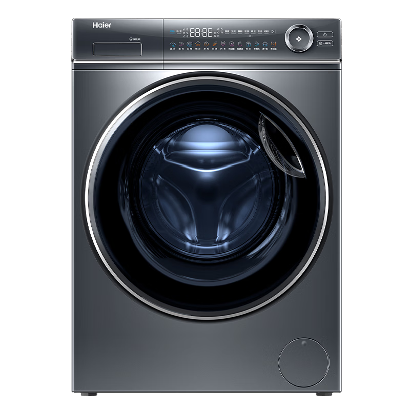 PLUS会员：Haier 海尔 10KG 滚筒洗衣机 一级能效 智能投放巴氏除菌 EG100BD66S 2984