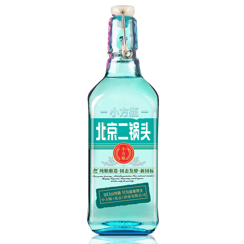出口小方瓶 北京二锅头 42度 翡翠清香型白酒 500mL 10.25元（需凑单）