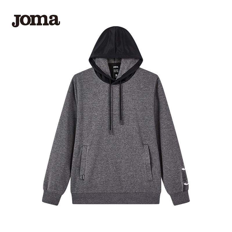 Joma 荷马 男款针织衫秋秋季新款时尚长袖运动跑步贴袋连帽外套卫衣 69元（