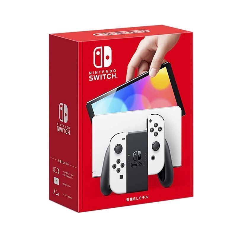 拼多多百亿补贴：Nintendo 任天堂 Switch OLED 港版 游戏主机 白色/红蓝色 1589元