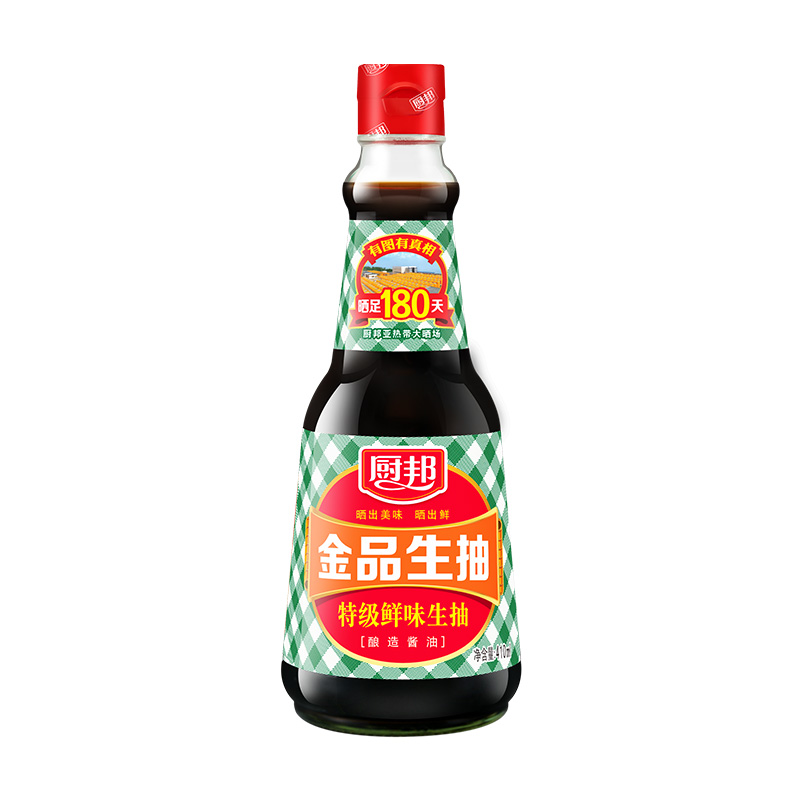 厨邦 金品生抽 410ml 5.61元