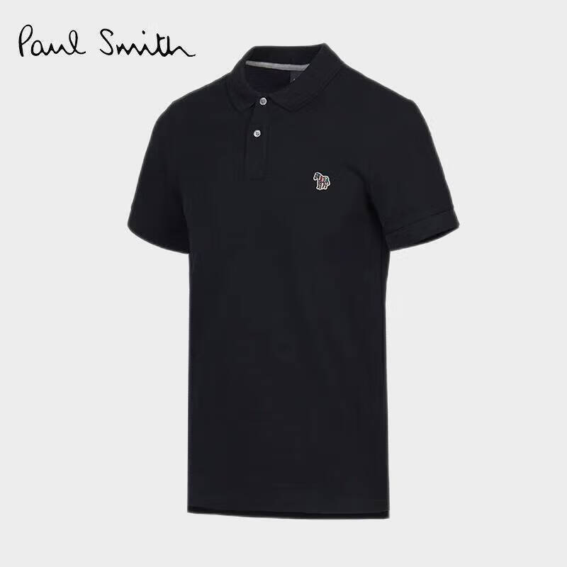 Paul Smith 保罗史密斯（paulsmith）斑马系列男士PS休闲款Polo衫黑色S父亲节礼物 