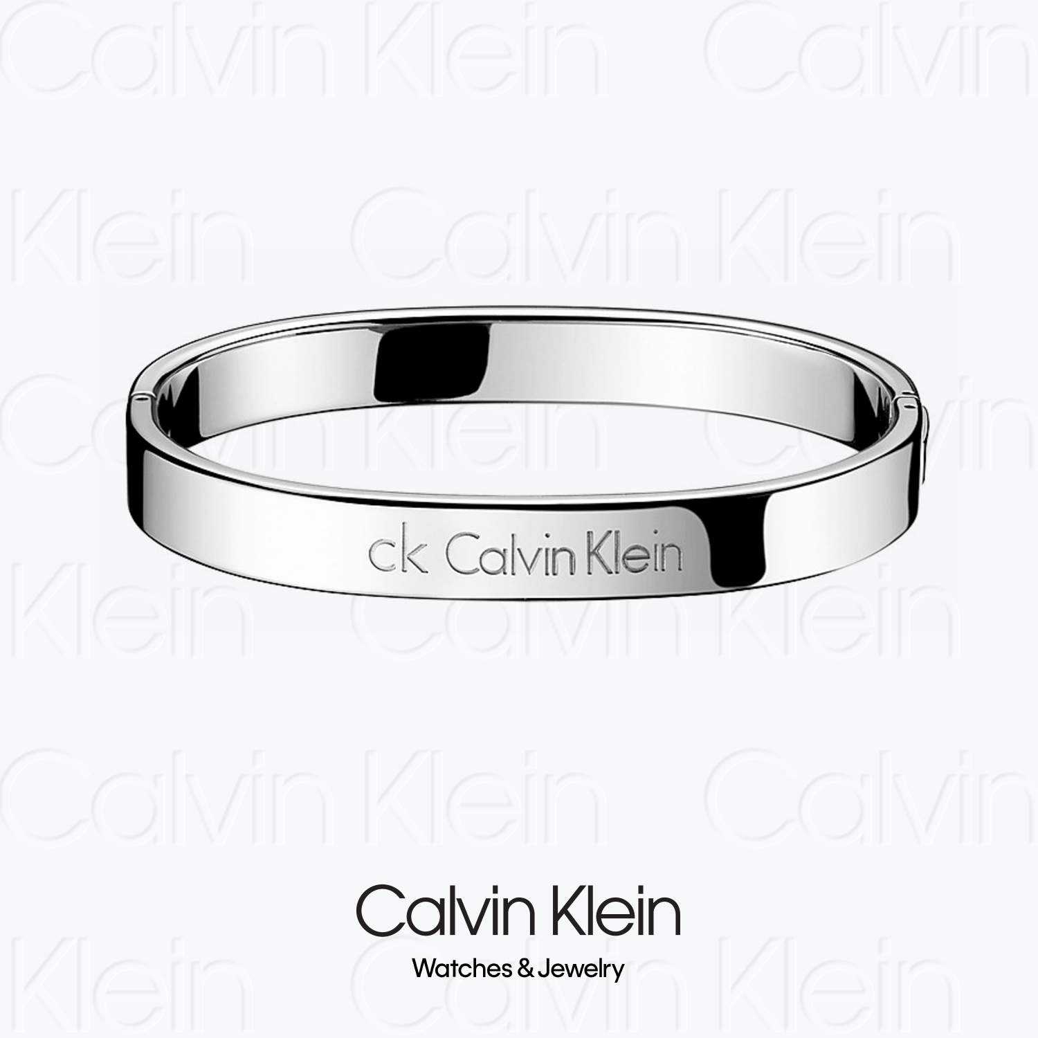 卡尔文·克莱恩 Calvin Klein BANGLE - 2011 CALVIN KLEIN HOOK KJ06CB0101 - CK经典情侣手镯 