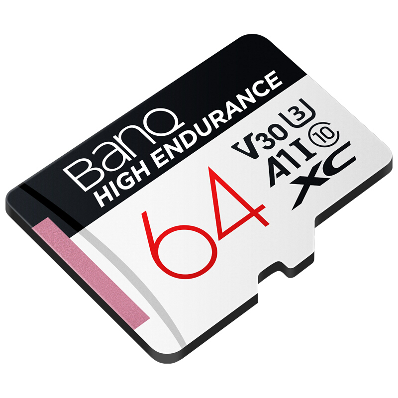 BanQ HIGH ENDURANCE V30 Micro-SD存储卡 64GB（UHS-I、V30、U3、A1） 16.9元