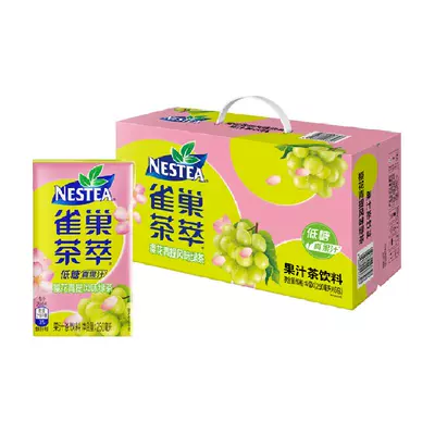 88VIP：Nestle/雀巢 茶萃樱花青提风味 250ml*24包 35.05元包邮（多重优惠）