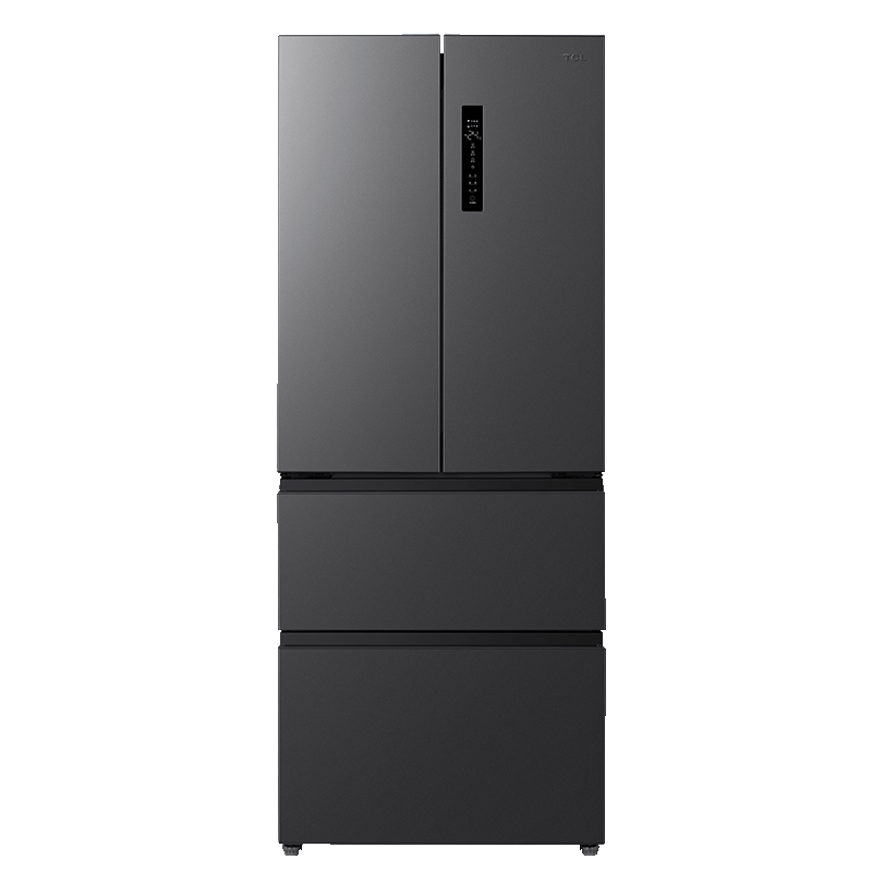 再降价、PLUS会员：TCL 407升 R407V5-D 一级能效 双变频法式多门冰箱 超薄嵌入