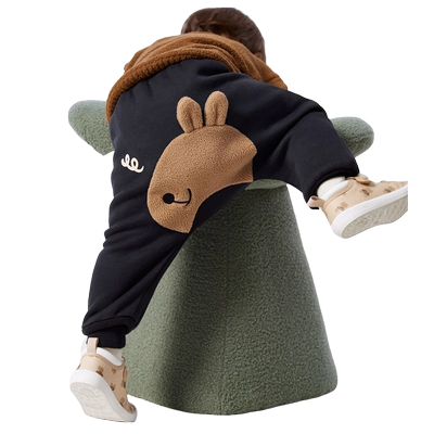 巴拉巴拉 童装宝宝加绒裤子婴儿屁屁裤2025秋冬装儿童长裤加厚保暖 57.22元