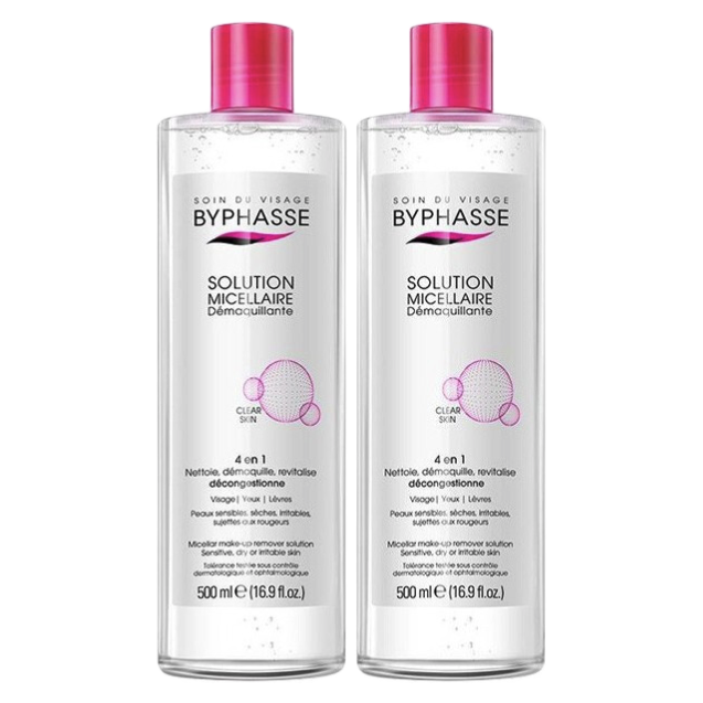 88VIP：BYPHASSE 卸妆水低敏温和 500ml*2瓶 69.24元