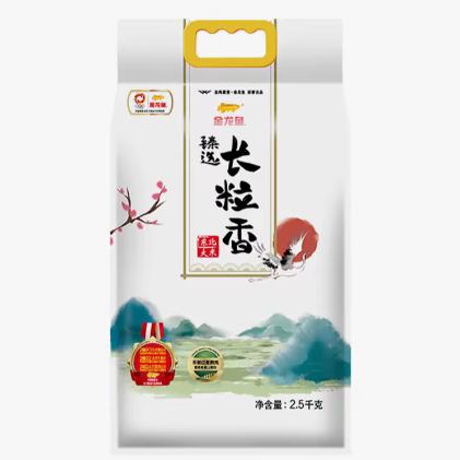 5日10点、限3000件、聚划算百亿补贴：金龙鱼臻选长粒香米 2.5kg 东北大米 14.5