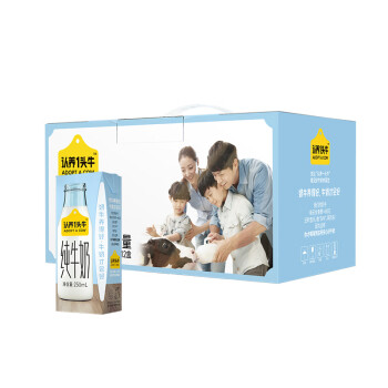 认养一头牛 全脂纯牛奶250ml*12盒 ￥29.9