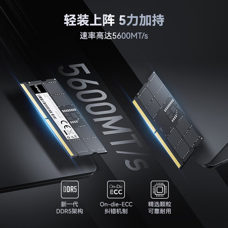 雷克沙 DDR5 5600笔记本内存条 1689元 - 线报酷