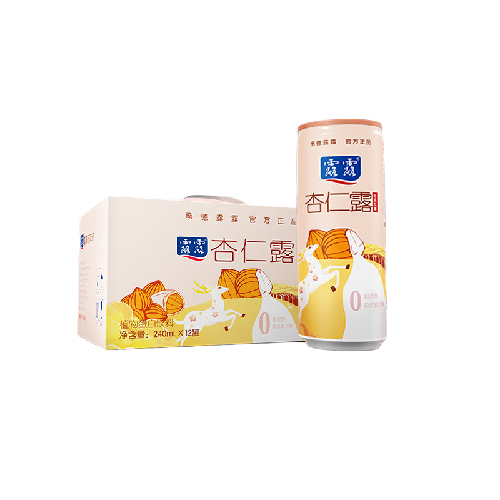 lolo 露露 低糖杏仁露经典 240ml*12罐 整箱 38.61元（需用券）