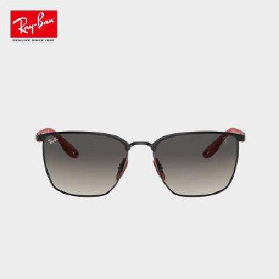 双11狂欢：RayBan 雷朋 法拉利联名 方形金属全框 墨镜 1112.32元 包邮（多重优