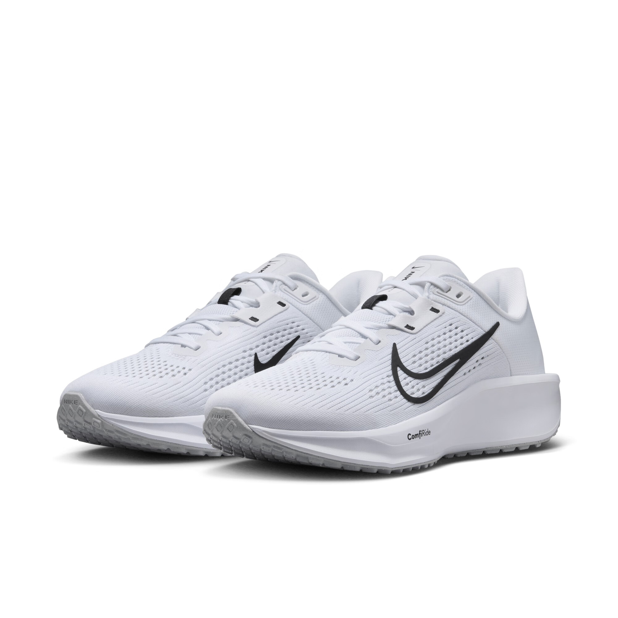 NIKE 耐克 QUEST 6 女款公路跑步鞋 FD6034 100白/黑/白金色 299元（需用券）