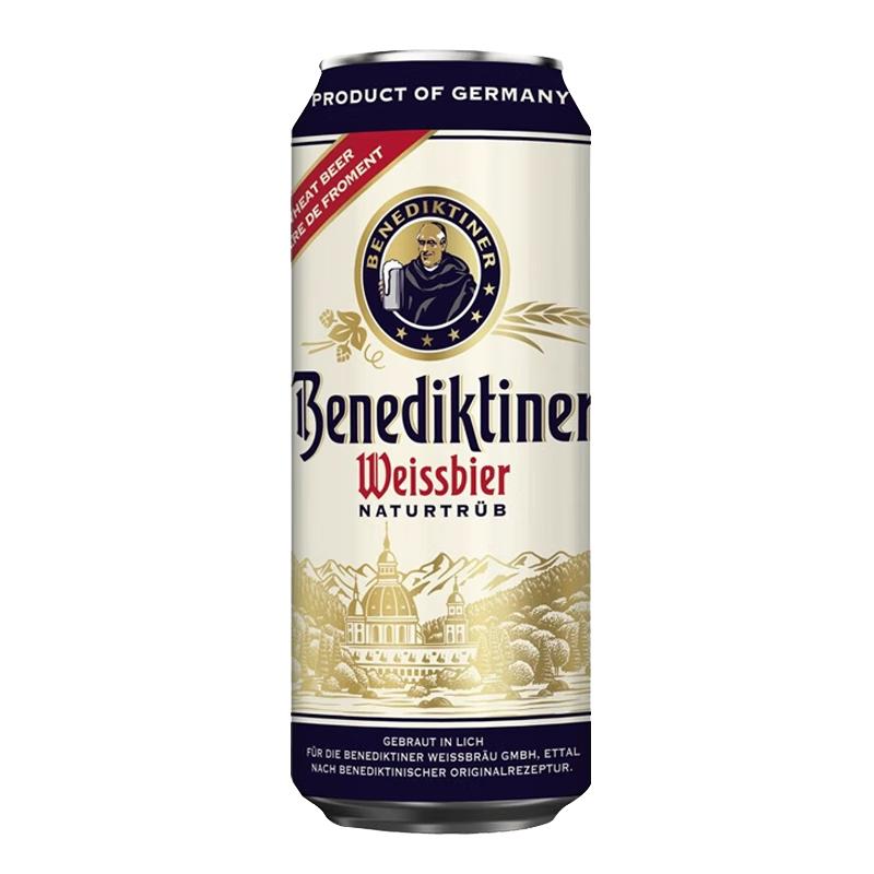 百帝王 德国百帝王小麦白啤酒 500mL 24罐 500mL 24罐 白啤 134.47元