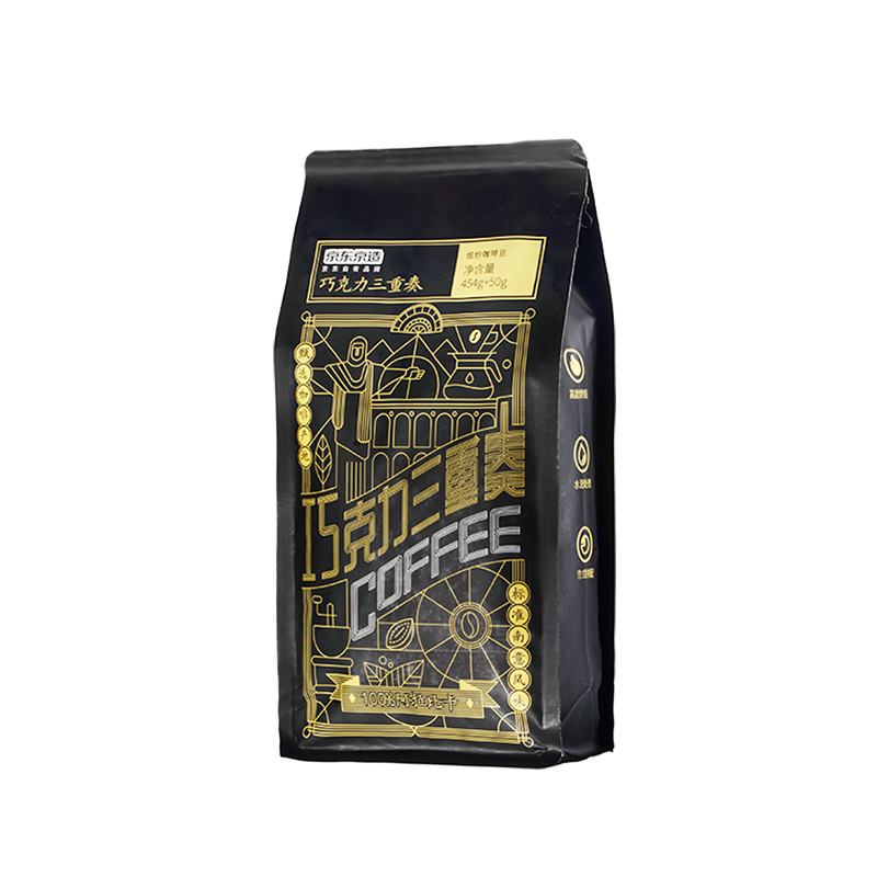 plus会员：京东京造 巧克力三重奏 经典意式拼配 重度烘焙 咖啡豆 504g 43.91元