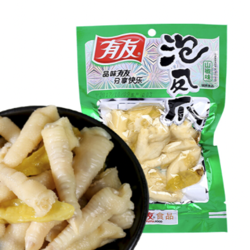 YUYU 有友 泡凤爪 山椒味 70g（任选10件） 4元（需买10件，需用券）