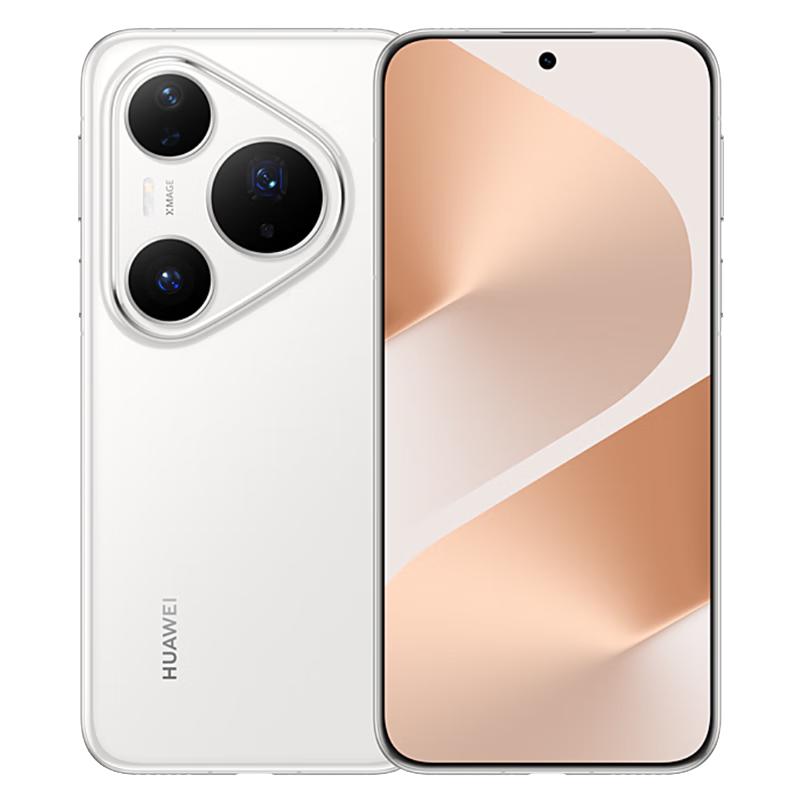 移动端、京东百亿补贴：华为 Pura 80 Pro 手机 12GB+512GB 釉白 4498元