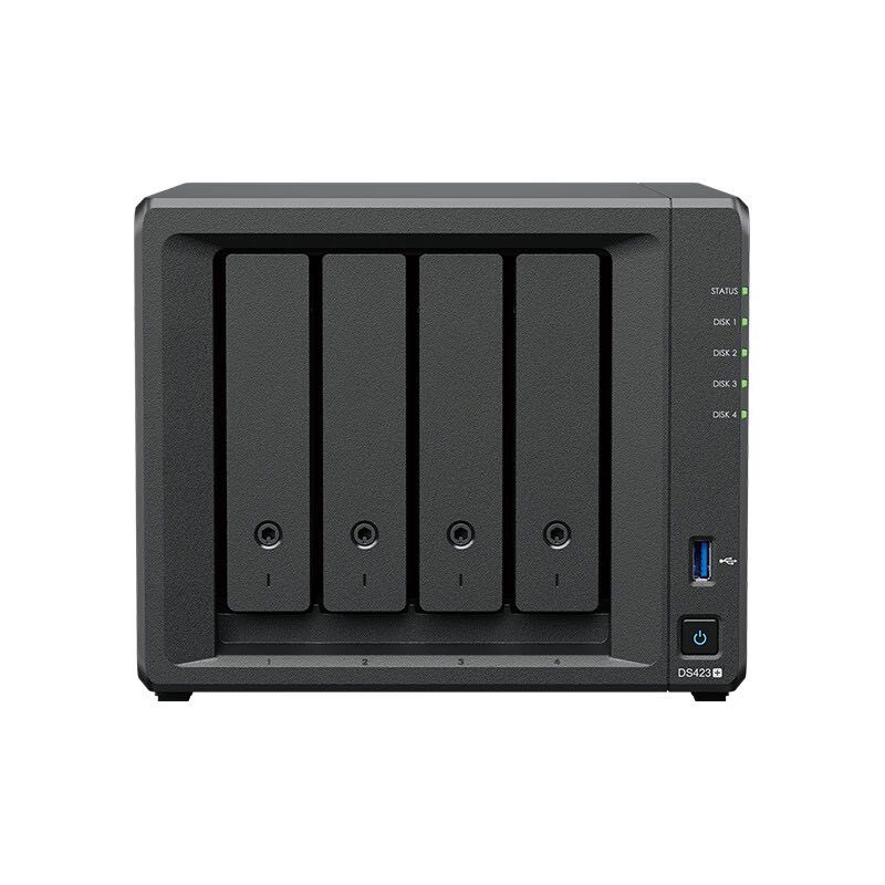 Synology 群晖 DS423+ 4盘位 NAS网络存储 （Intel四核 、无内置硬盘） 3142.01元（需