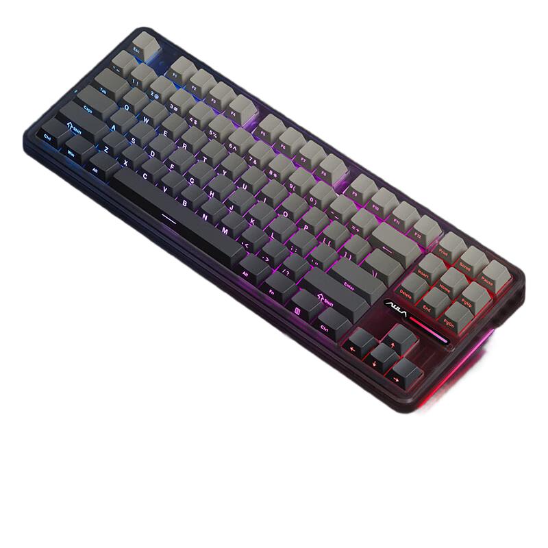 狼蛛 F87 Pro 87键 三模机械键盘 时空秘境 太空金轴 RGB 侧刻 174.75元