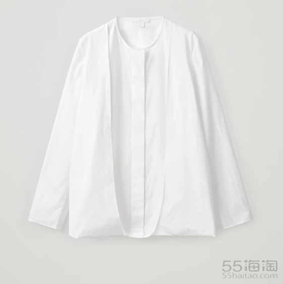 COS 白色衬衫