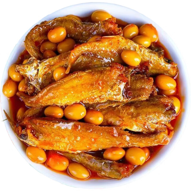 五香黄花鱼100g*2罐 9.97元（需买3件，需用券）