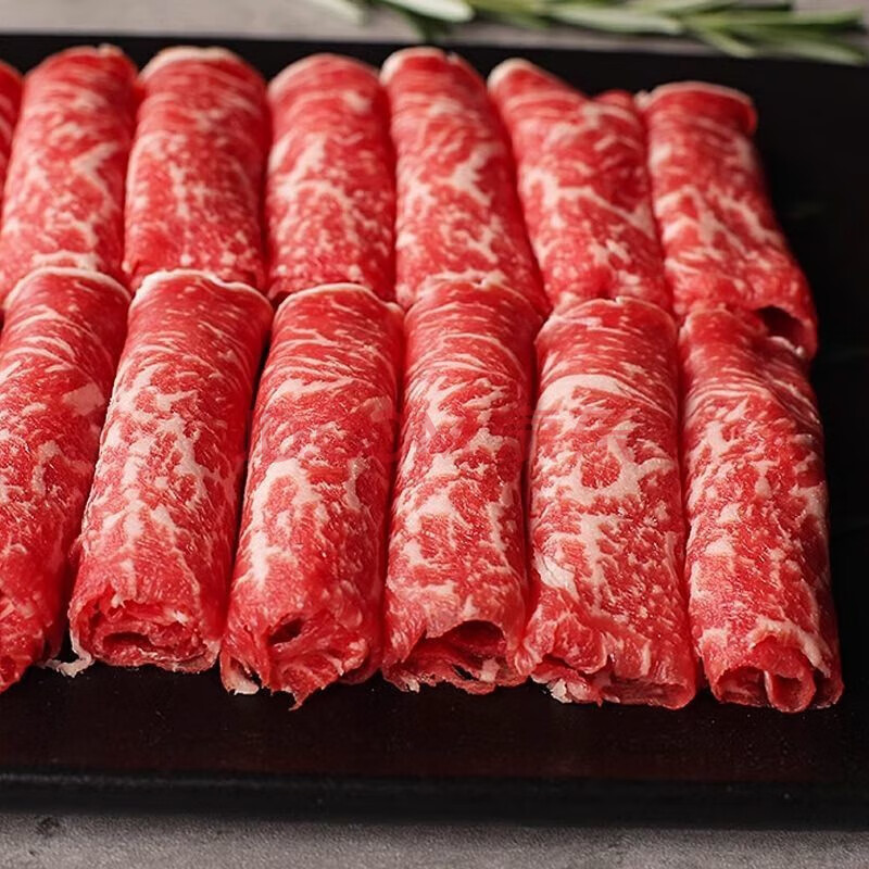 原切澳洲牛肉 安格斯M5牛肉卷250G*4盒 ￥90.8