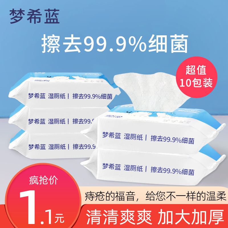 梦希蓝 湿厕纸家庭装实惠湿厕纸抑菌专用男女通用湿纸巾可直接冲马桶 2.52