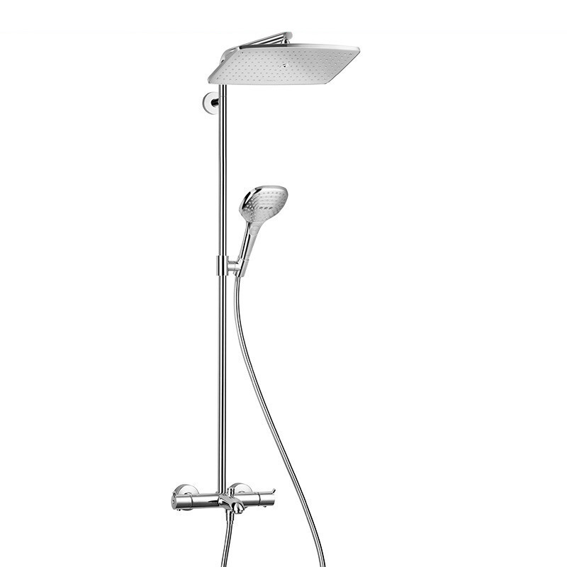 hansgrohe 汉斯格雅 飞雨系列 26162007 方形恒温花洒套装 3168.61元