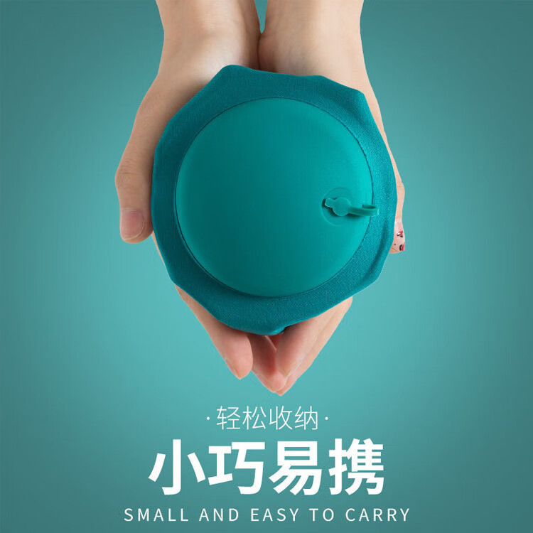 米良品 创意旅行按压充气枕 两件套 19.9元（需用券）