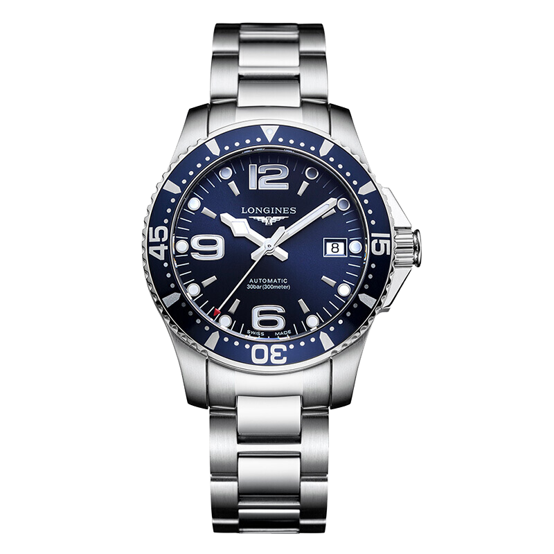 LONGINES 浪琴 运动康卡斯潜水系列 39毫米自动上链腕表 L3.741.4.96.6 7779.05元包