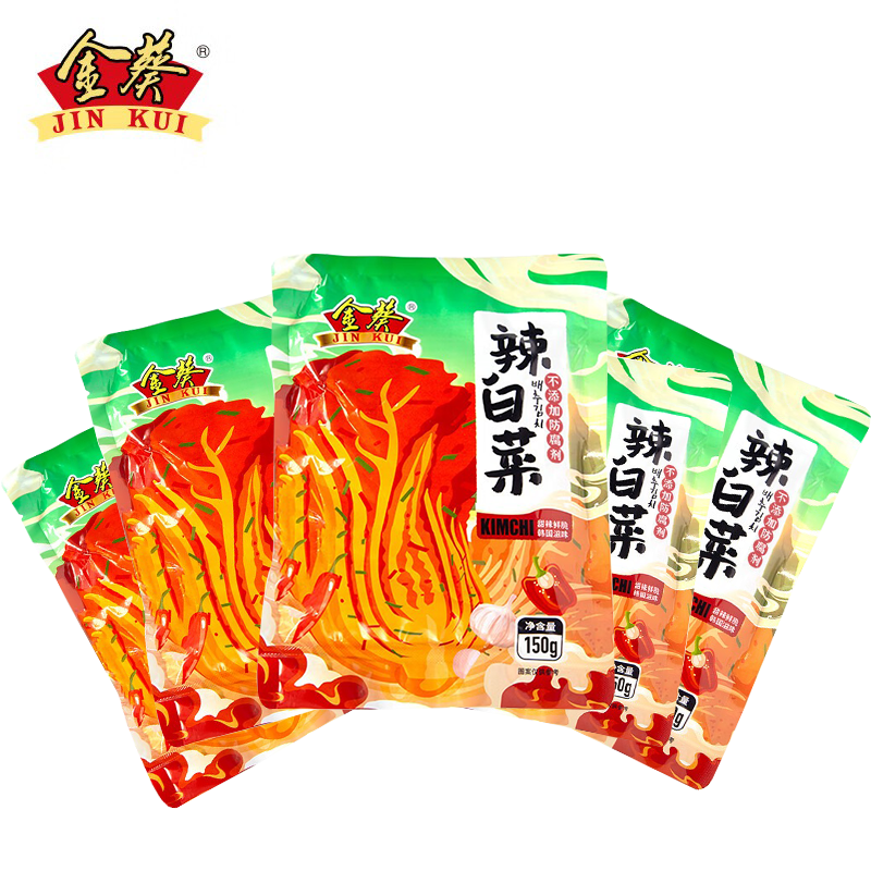 金葵 辣白菜 750g 辣白菜150g*5袋 9.11元（需用券）