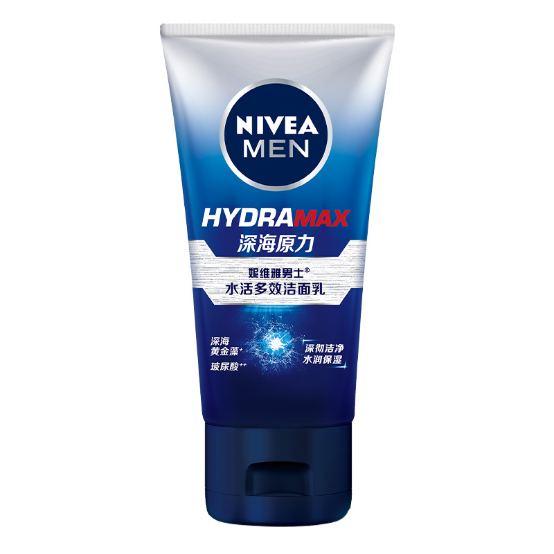 88VIP：NIVEA 妮维雅 洗面奶男士专用控油保湿深层清洁洁面乳100g 16.61元